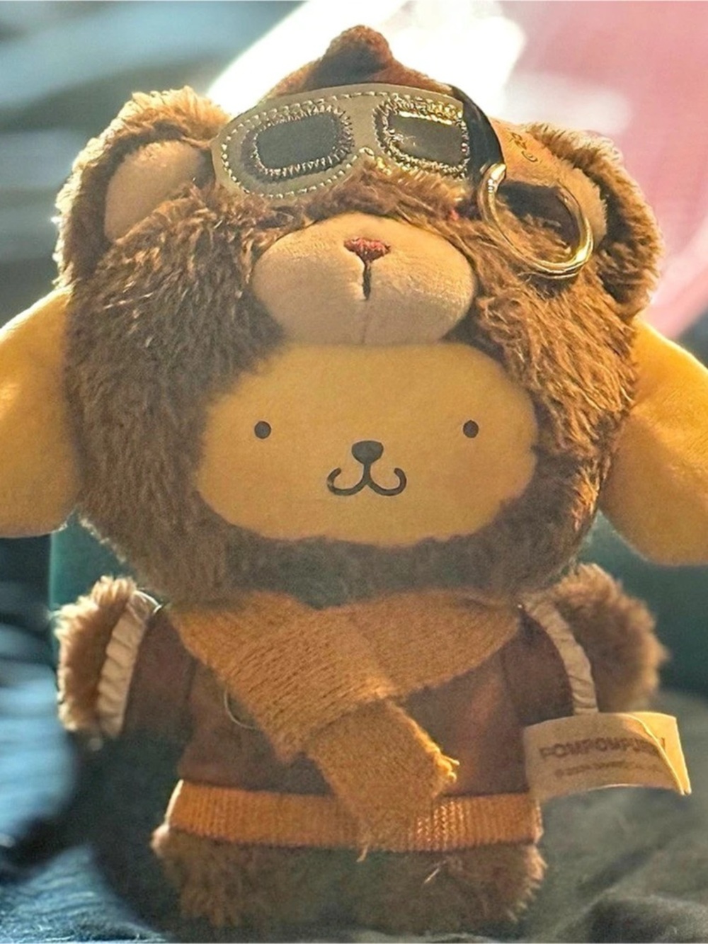 Sanrio Pompompurin Keychain Plush